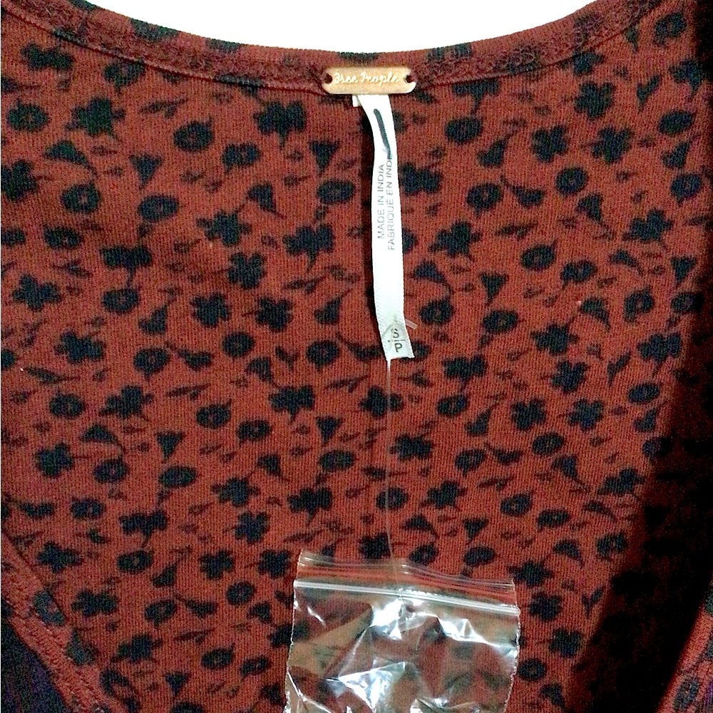 Free People Patchwork Floral Tie Front Vest Top - Picture 5 of 5